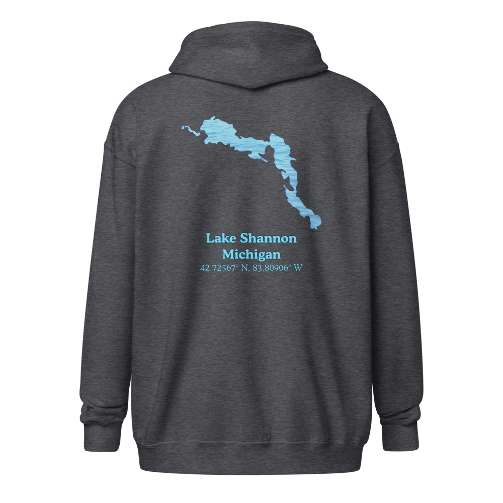 Lake Shannon Unisex Zip Hoodie