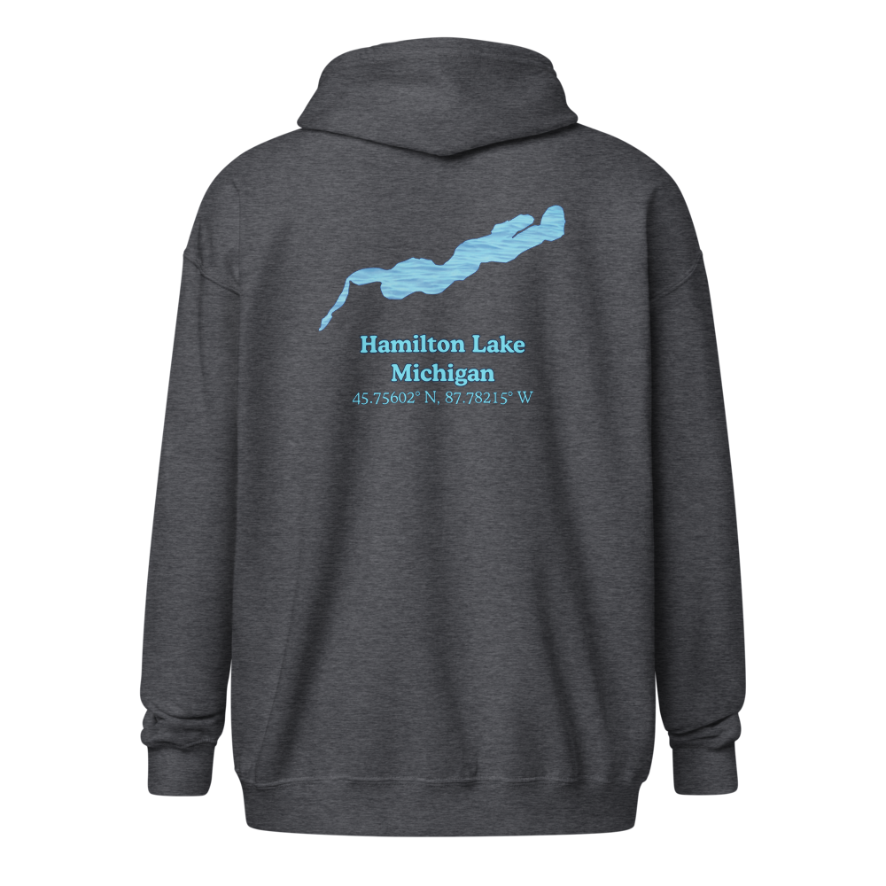 Hamilton Lake Unisex Zip Hoodie