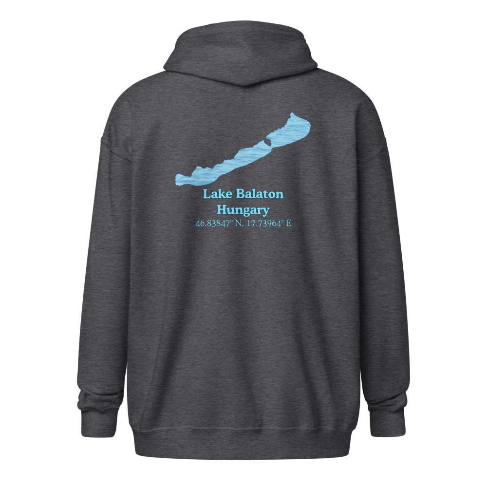 Lake Balaton Unisex Zip Hoodie