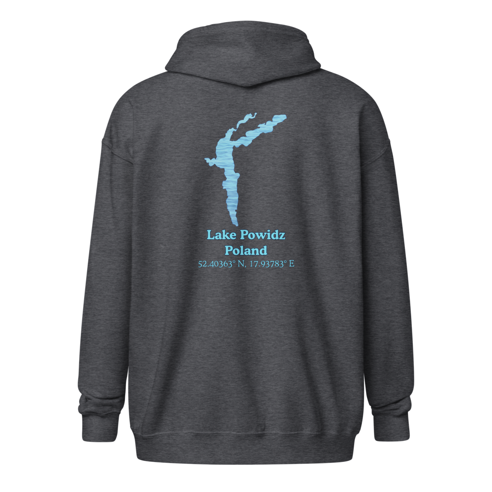 Lake Powidz Unisex Zip Hoodie
