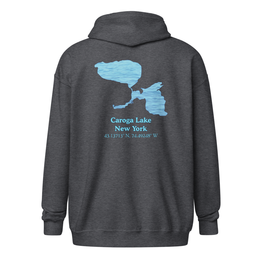 Caroga Lake Unisex Zip Hoodie