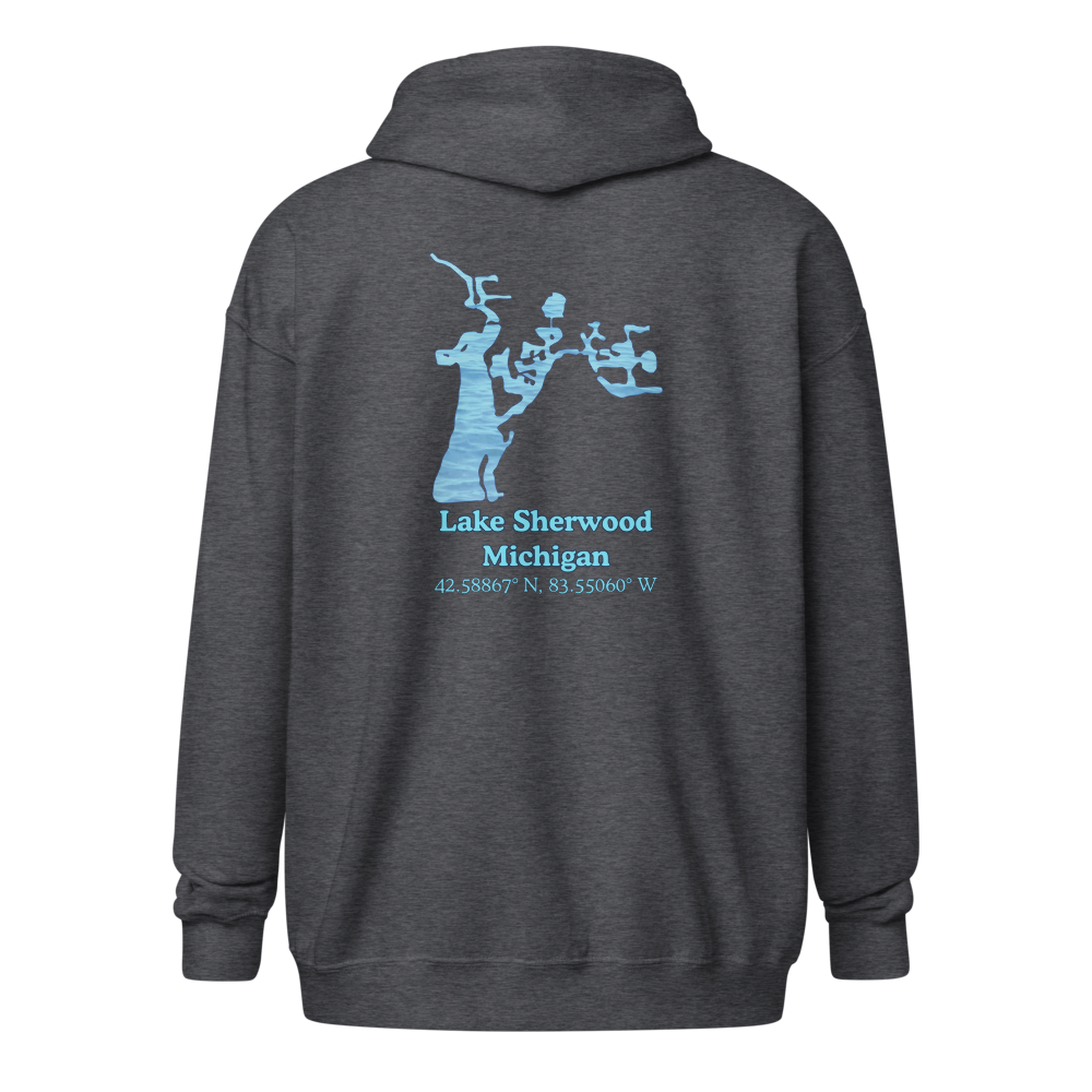 Lake Sherwood Unisex Zip Hoodie