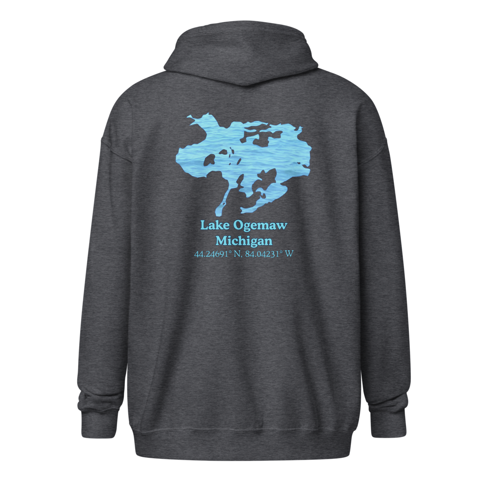 Lake Ogemaw Unisex Zip Hoodie