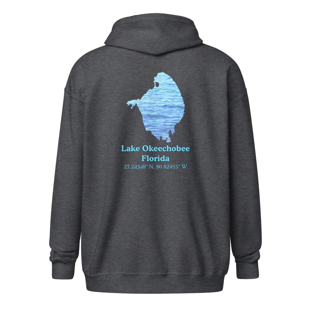 Lake Okeechobee Unisex Zip Hoodie