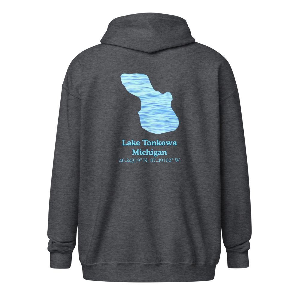 Lake Tonkowa Unisex Zip Hoodie