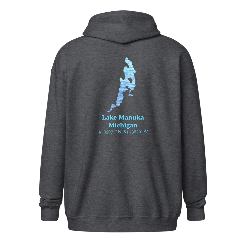 Lake Manuka Unisex Zip Hoodie