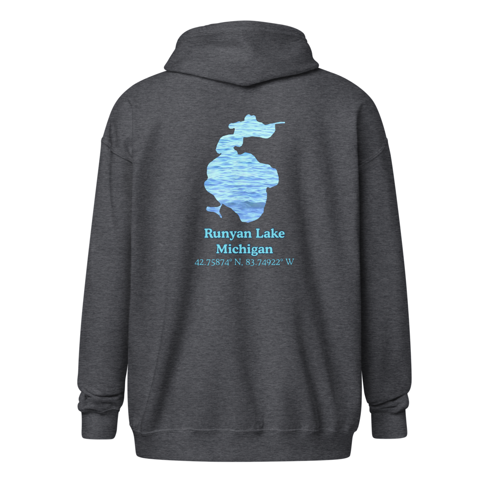 Runyan Lake Unisex Zip Hoodie