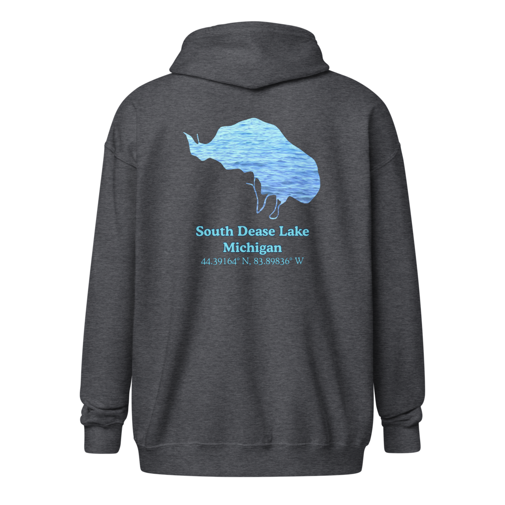 South Dease Lake Unisex Zip Hoodie