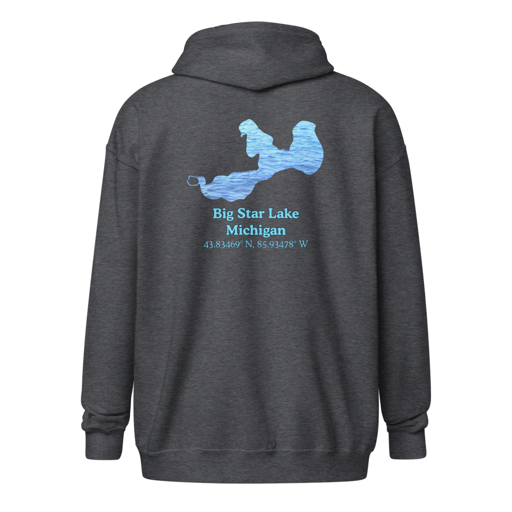 Big Star Lake Unisex Zip Hoodie