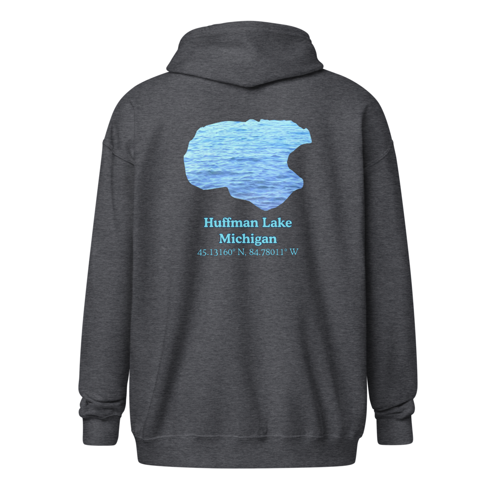 Huffman Lake Unisex Zip Hoodie