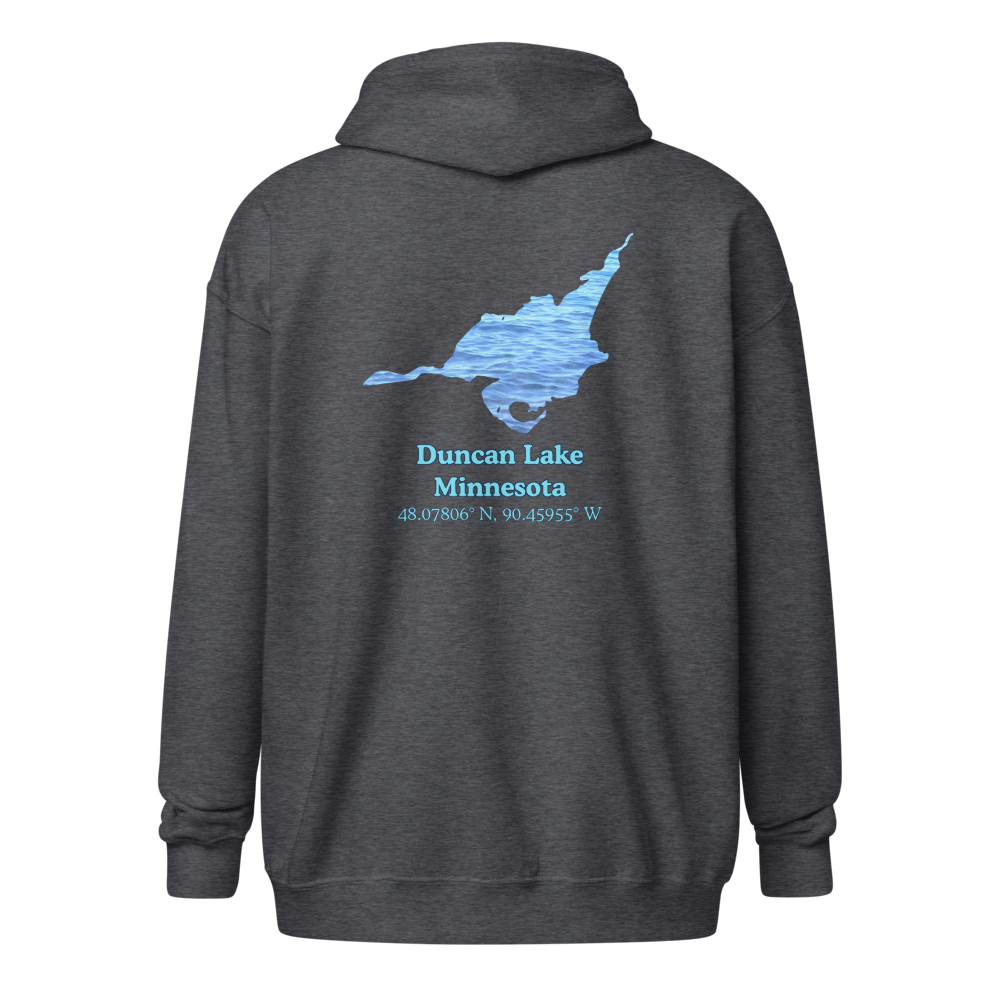Duncan Lake Unisex Zip Hoodie
