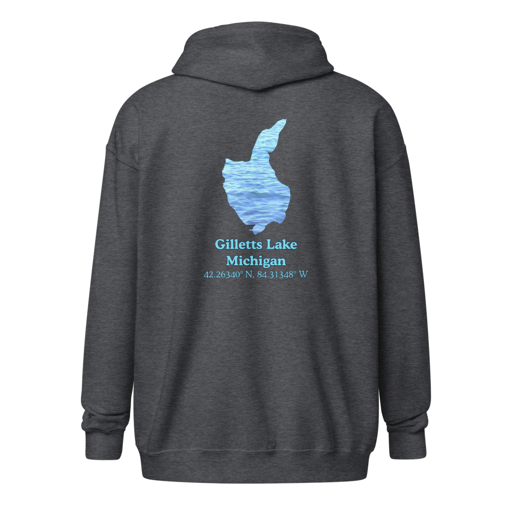 Gilletts Lake Unisex Zip Hoodie