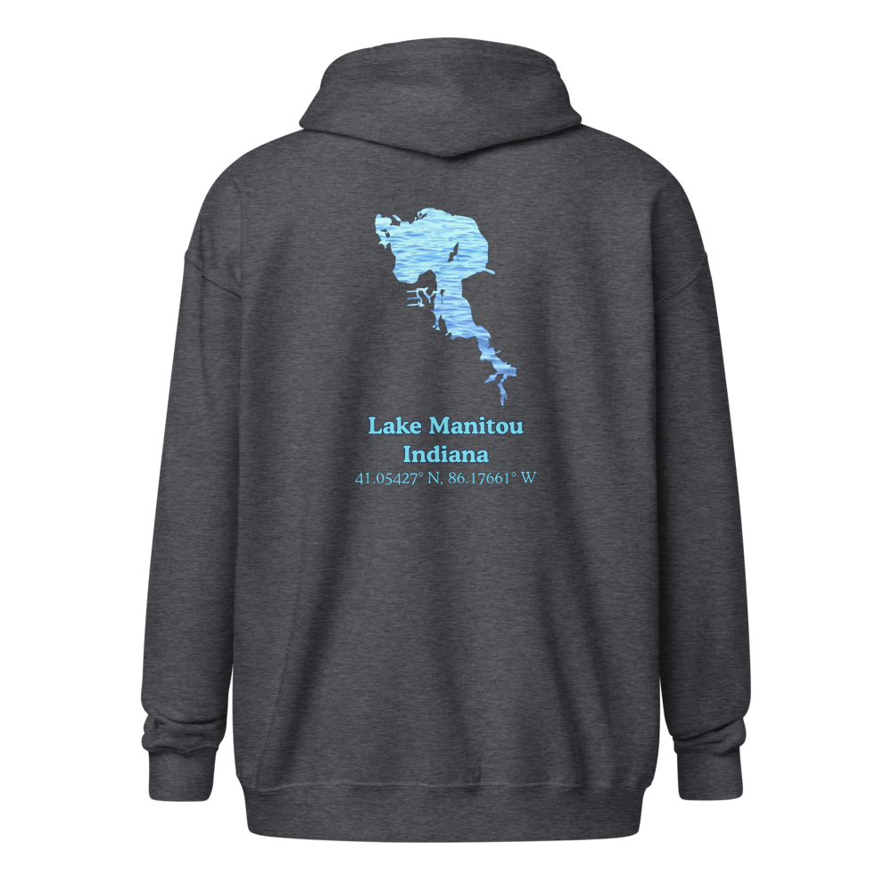 Lake Manitou Unisex Zip Hoodie