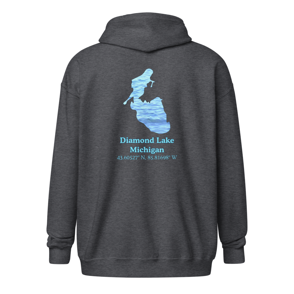 Diamond Lake Unisex Zip Hoodie