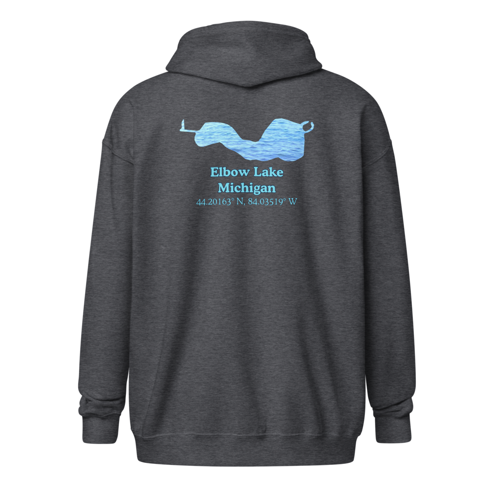 Elbow Lake Unisex Zip Hoodie