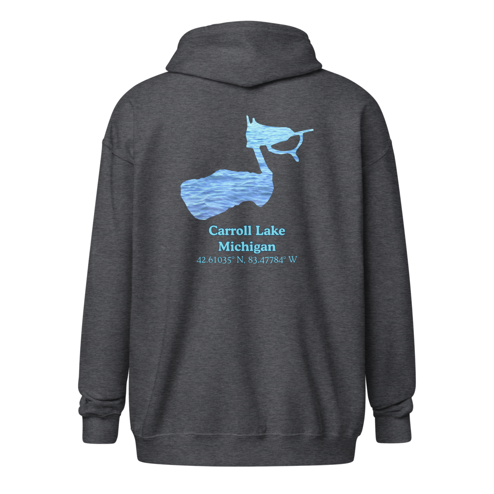 Carroll Lake Unisex Zip Hoodie