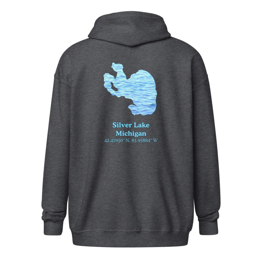 Silver Lake Unisex Zip Hoodie