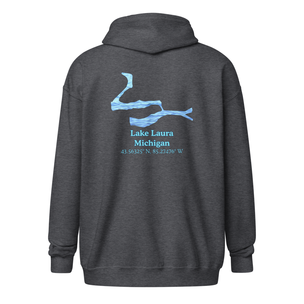 Lake Laura Unisex Zip Hoodie