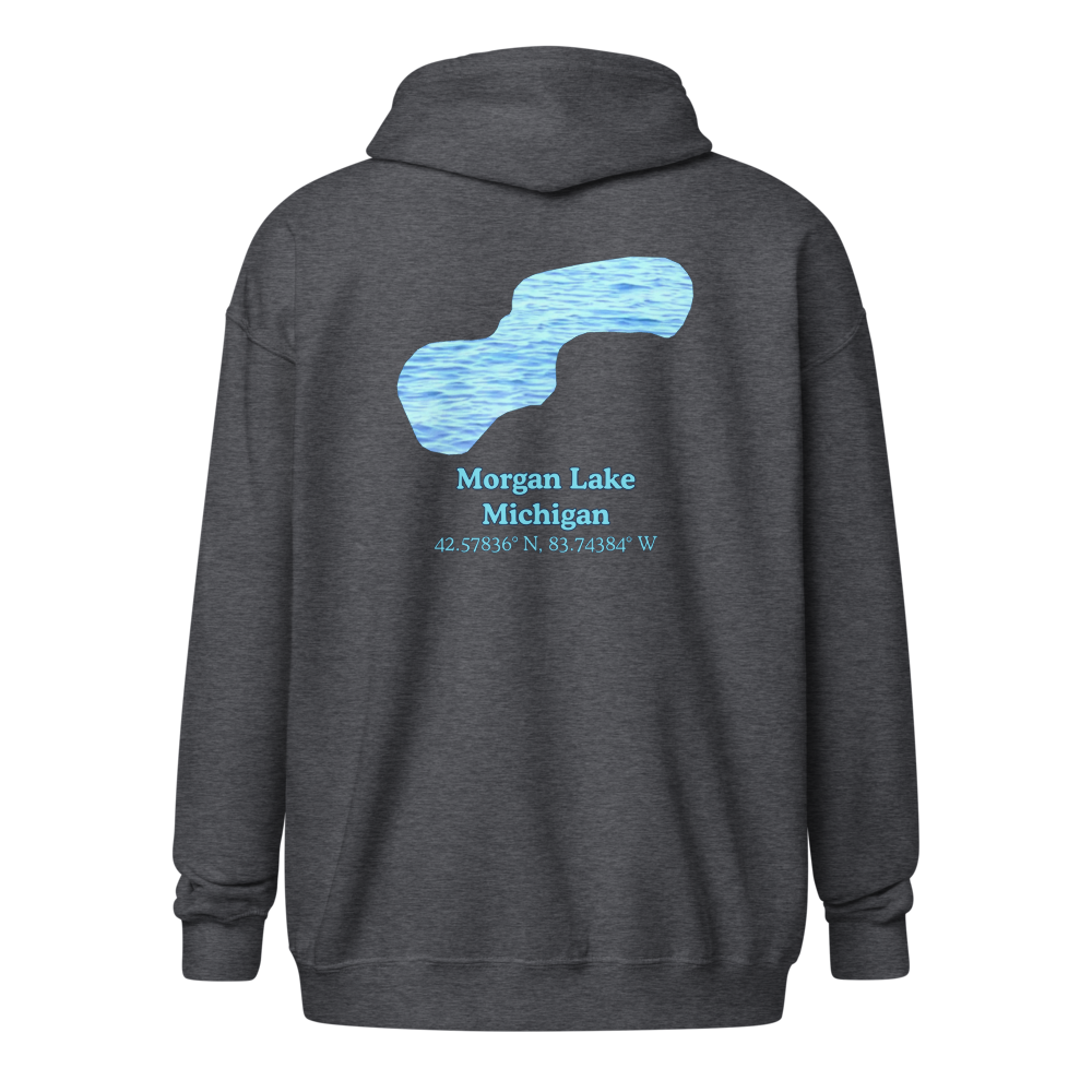 Morgan Lake Unisex Zip Hoodie