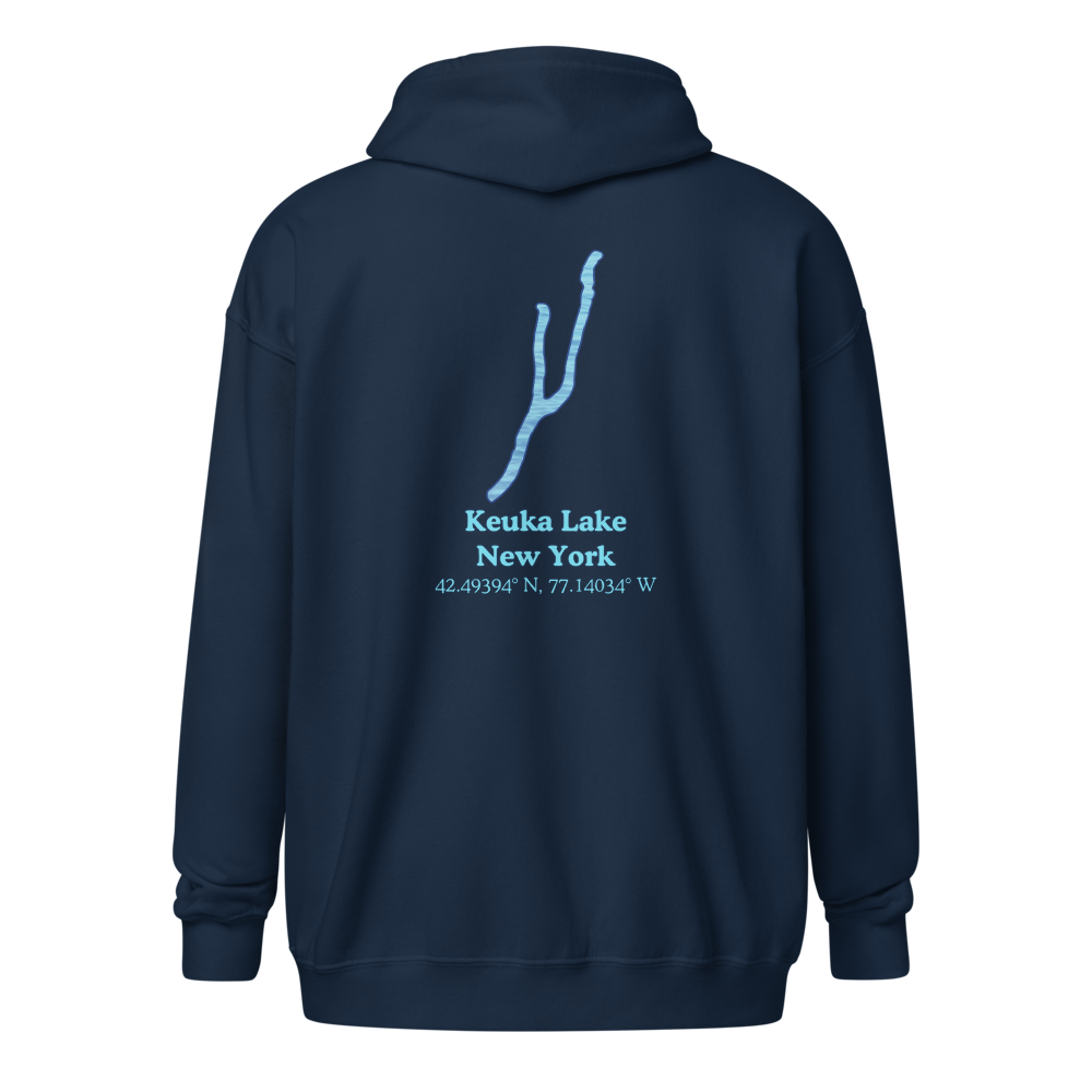 Keuka Lake Unisex Zip Hoodie