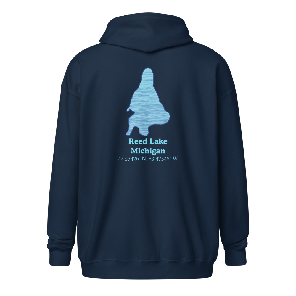 Reed Lake Unisex Zip Hoodie