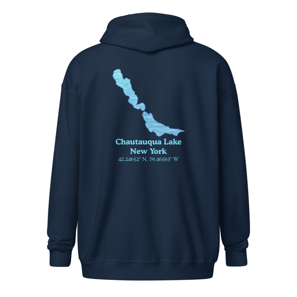 Chautauqua Lake Unisex Zip Hoodie