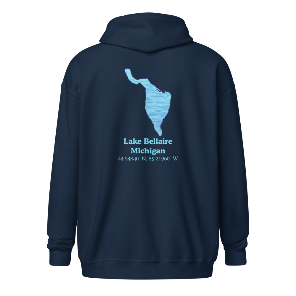 Lake Bellaire Unisex Zip Hoodie