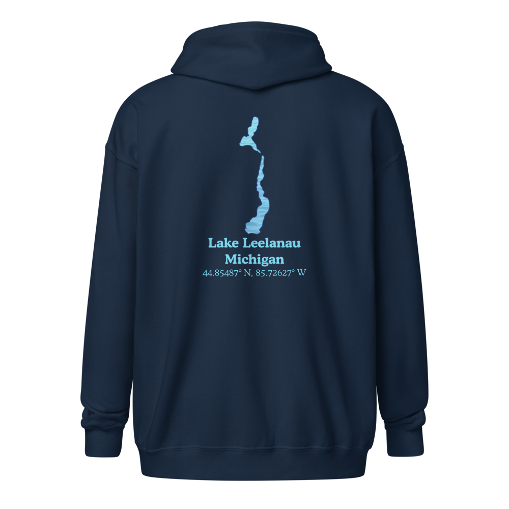 Lake Leelanau Unisex Zip Hoodie