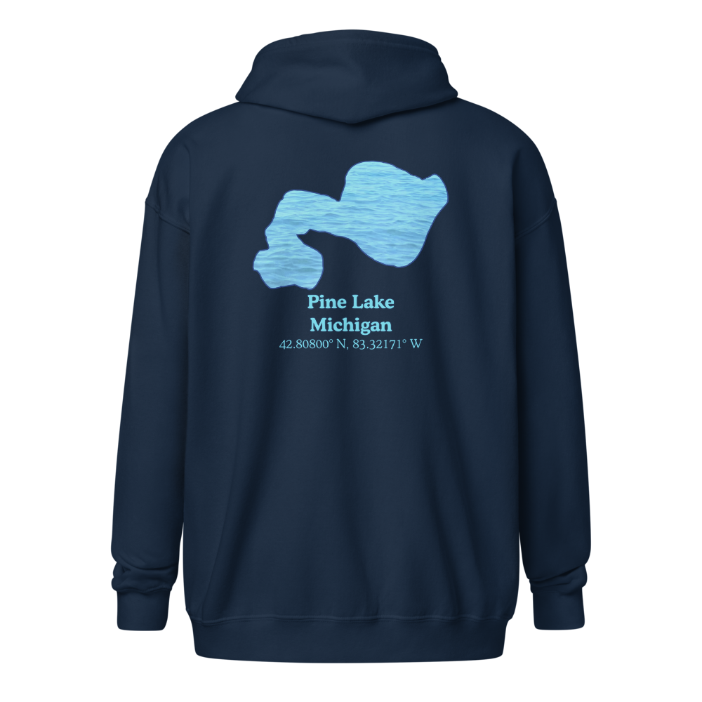 Pine Lake Unisex Zip Hoodie