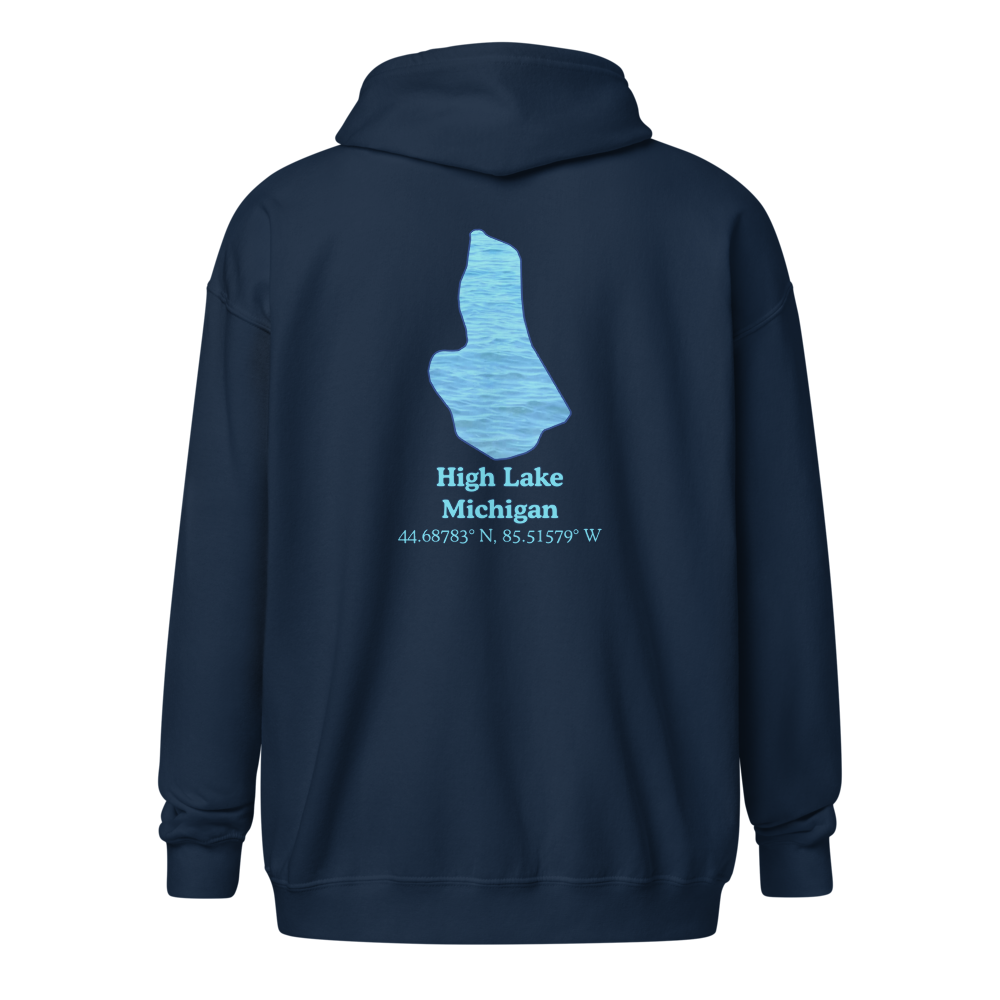 High Lake Unisex Zip Hoodie