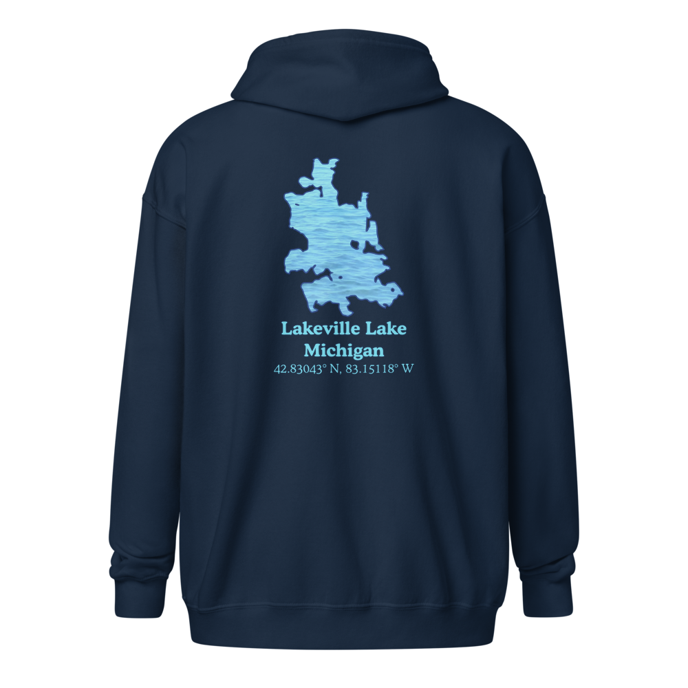 Lakeville Lake Unisex Zip Hoodie