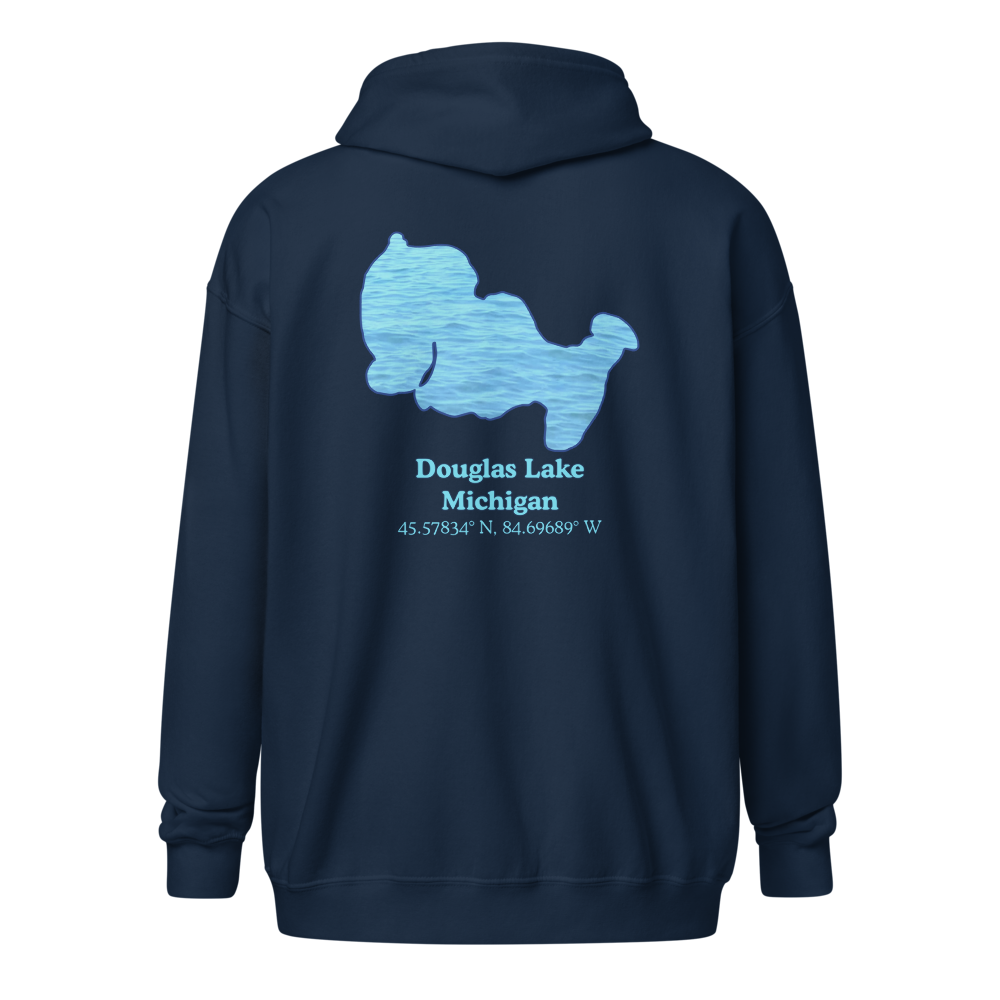 Douglas Lake Unisex Zip Hoodie