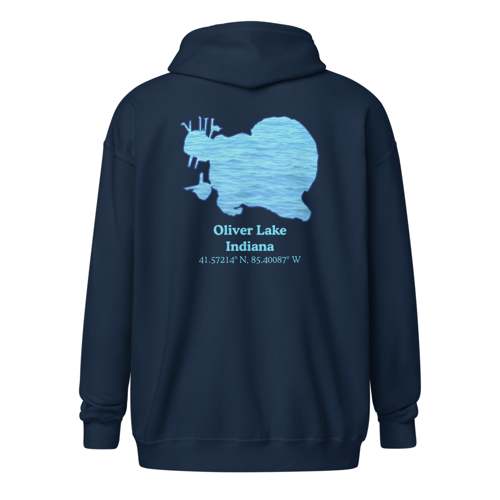 Oliver Lake Unisex Zip Hoodie