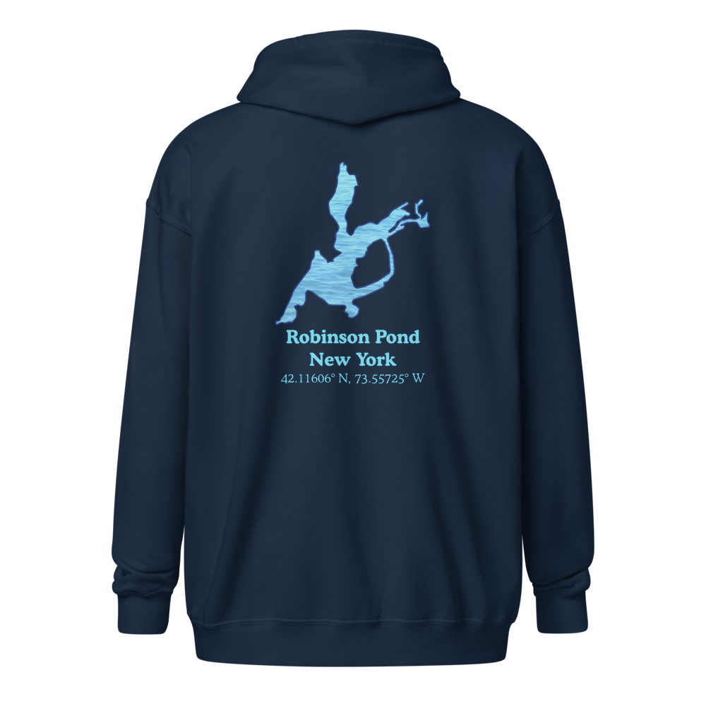 Robinson Pond Unisex Zip Hoodie