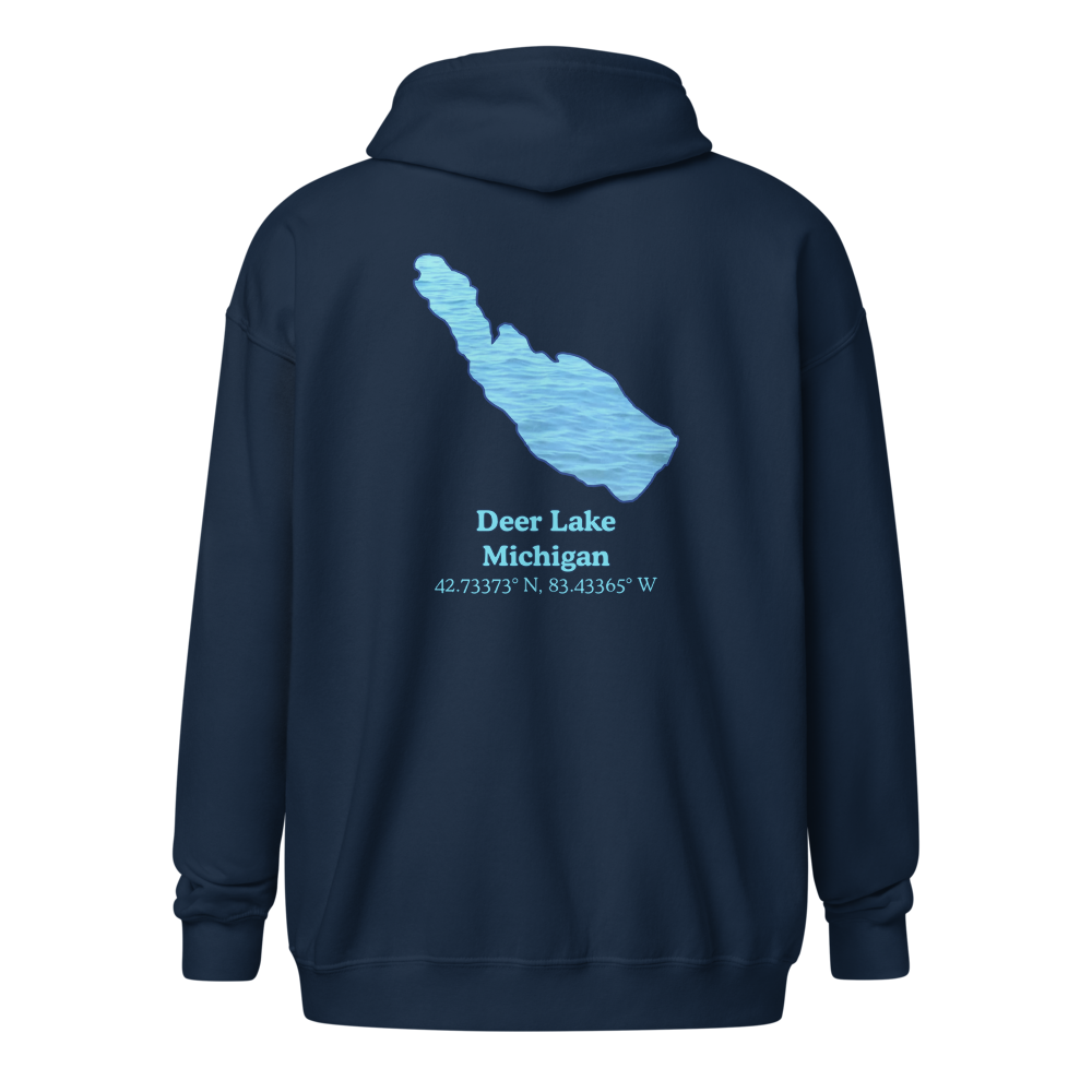 Deer Lake Unisex Zip Hoodie