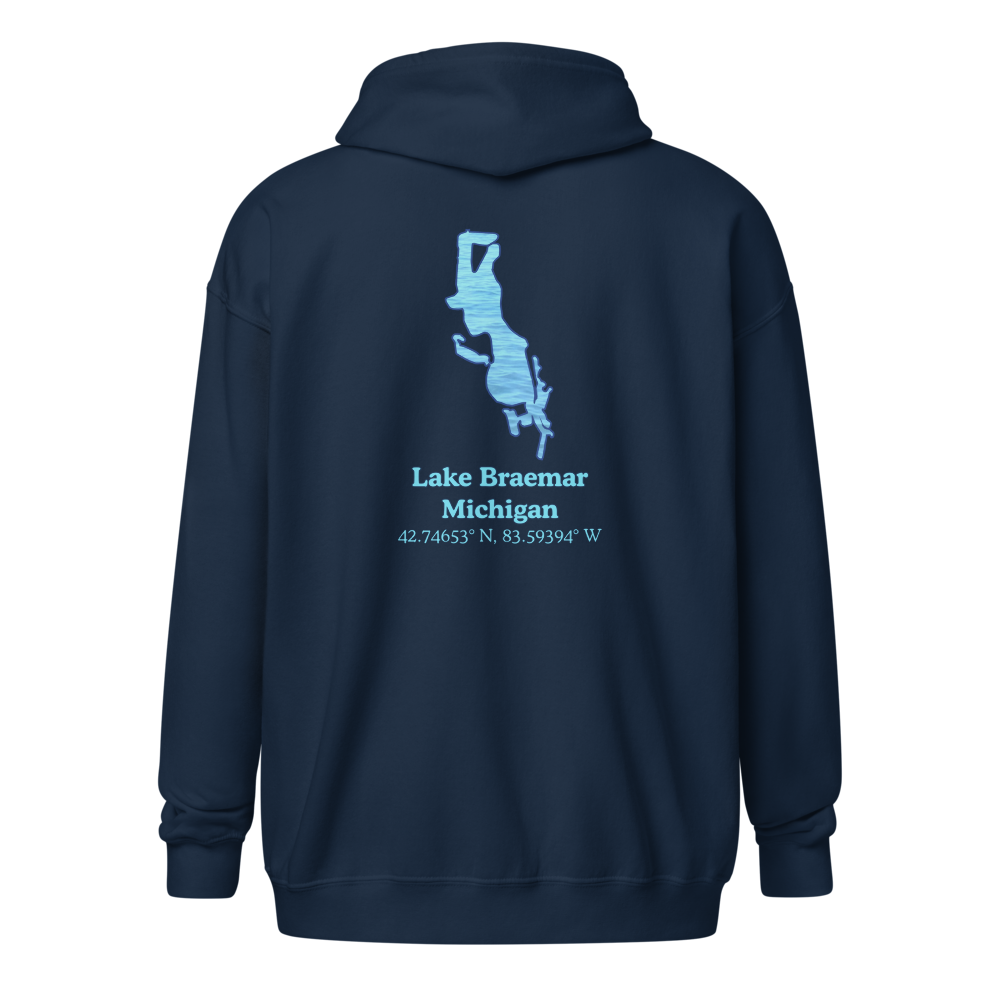 Lake Braemar Unisex Zip Hoodie