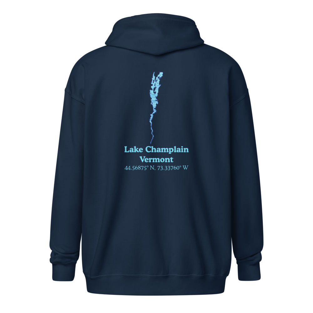 Lake Champlain Unisex Zip Hoodie