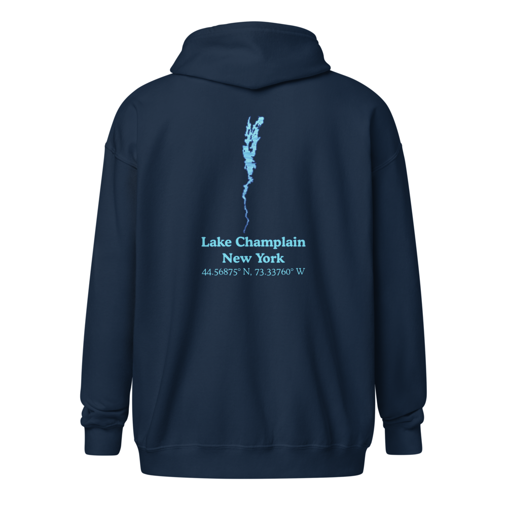 Lake Champlain Unisex Zip Hoodie