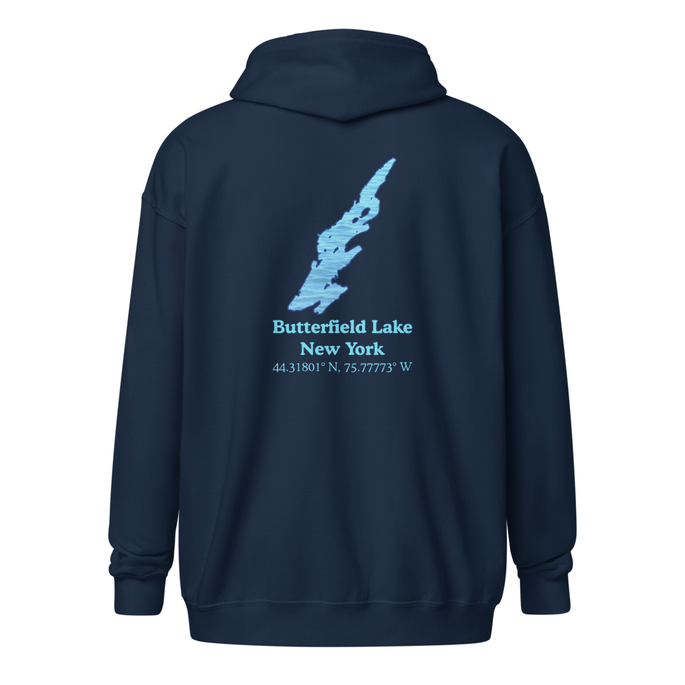Butterfield Lake Unisex Zip Hoodie