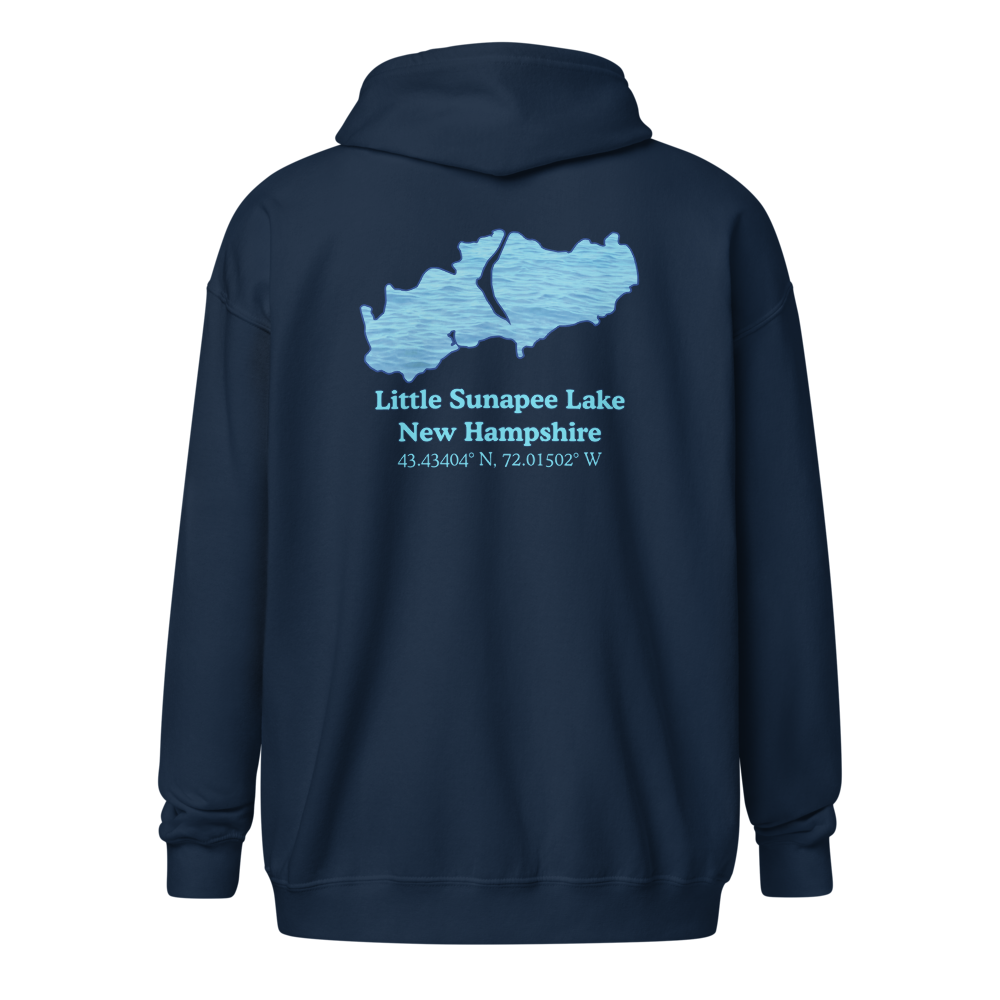 Little Sunapee Lake Unisex Zip Hoodie
