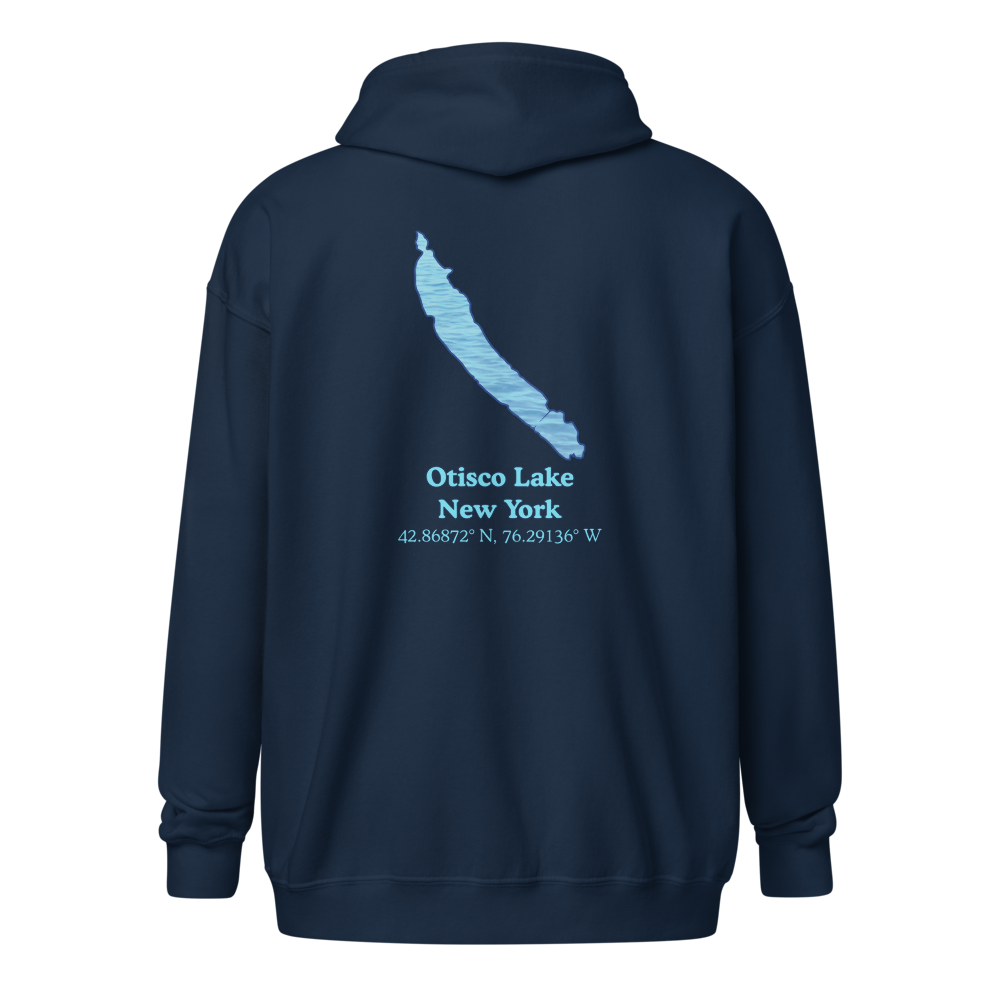 Otisco Lake Unisex Zip Hoodie