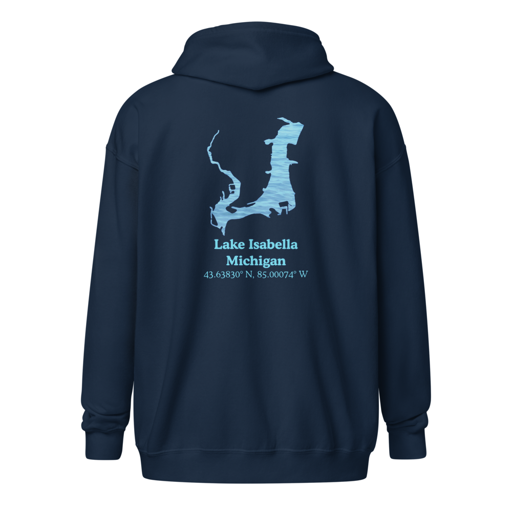 Lake Isabella Unisex Zip Hoodie