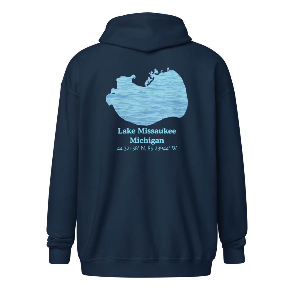 Lake Missaukee Unisex Zip Hoodie