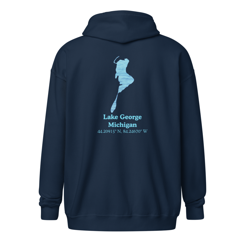Lake George Unisex Zip Hoodie