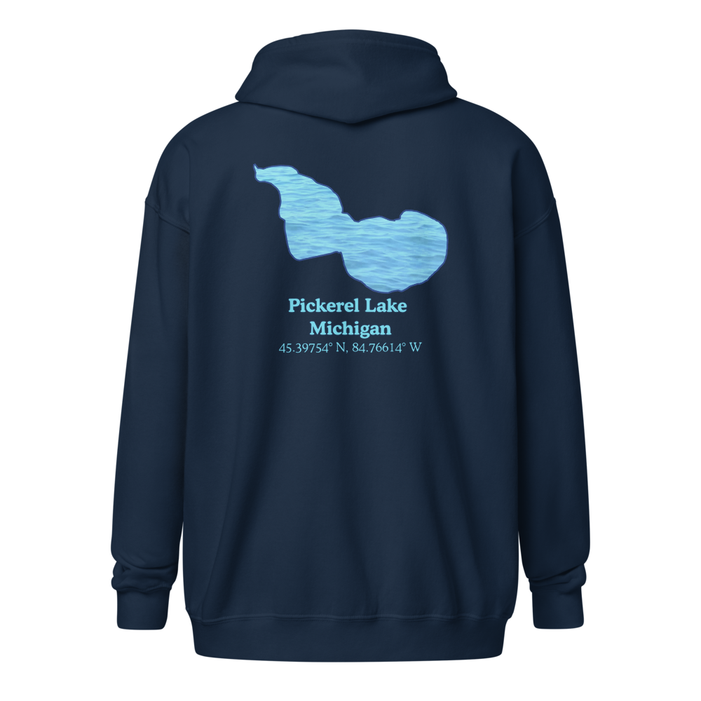 Pickerel Lake  Unisex Zip Hoodie