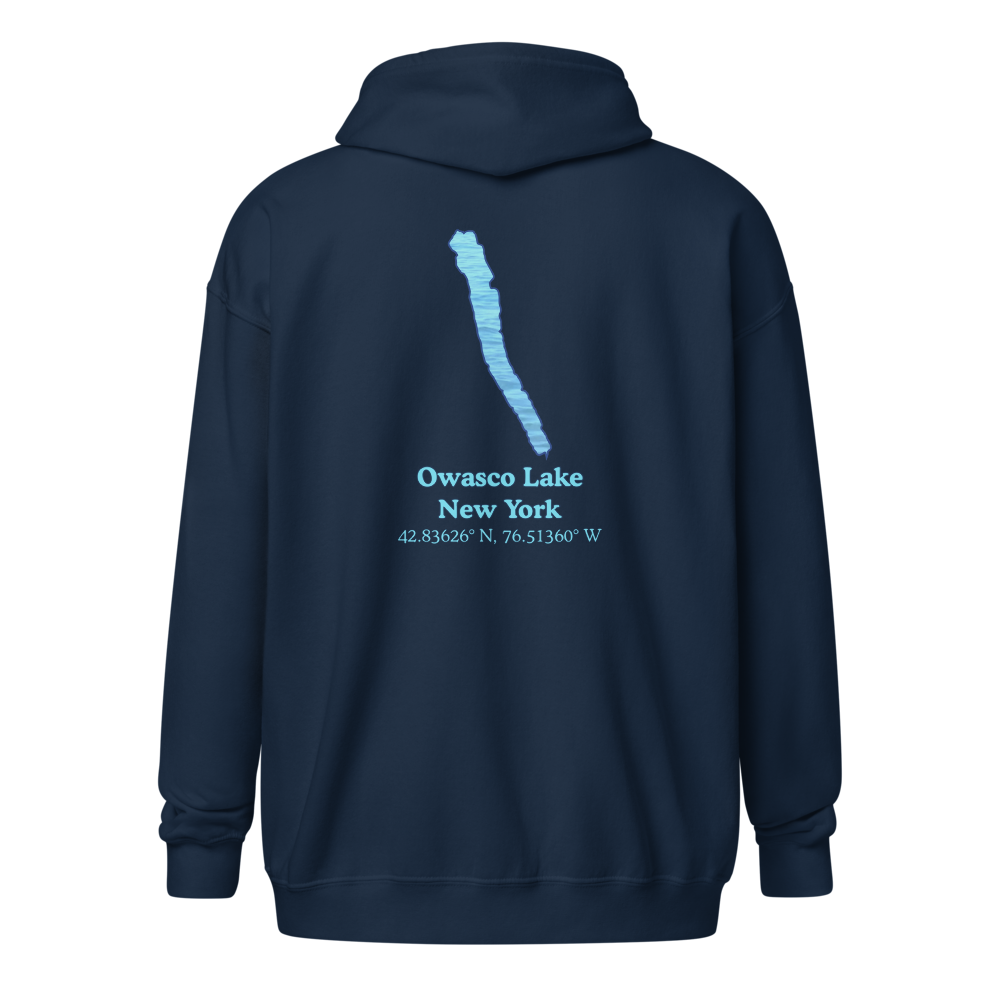 Owasco Lake Unisex Zip Hoodie