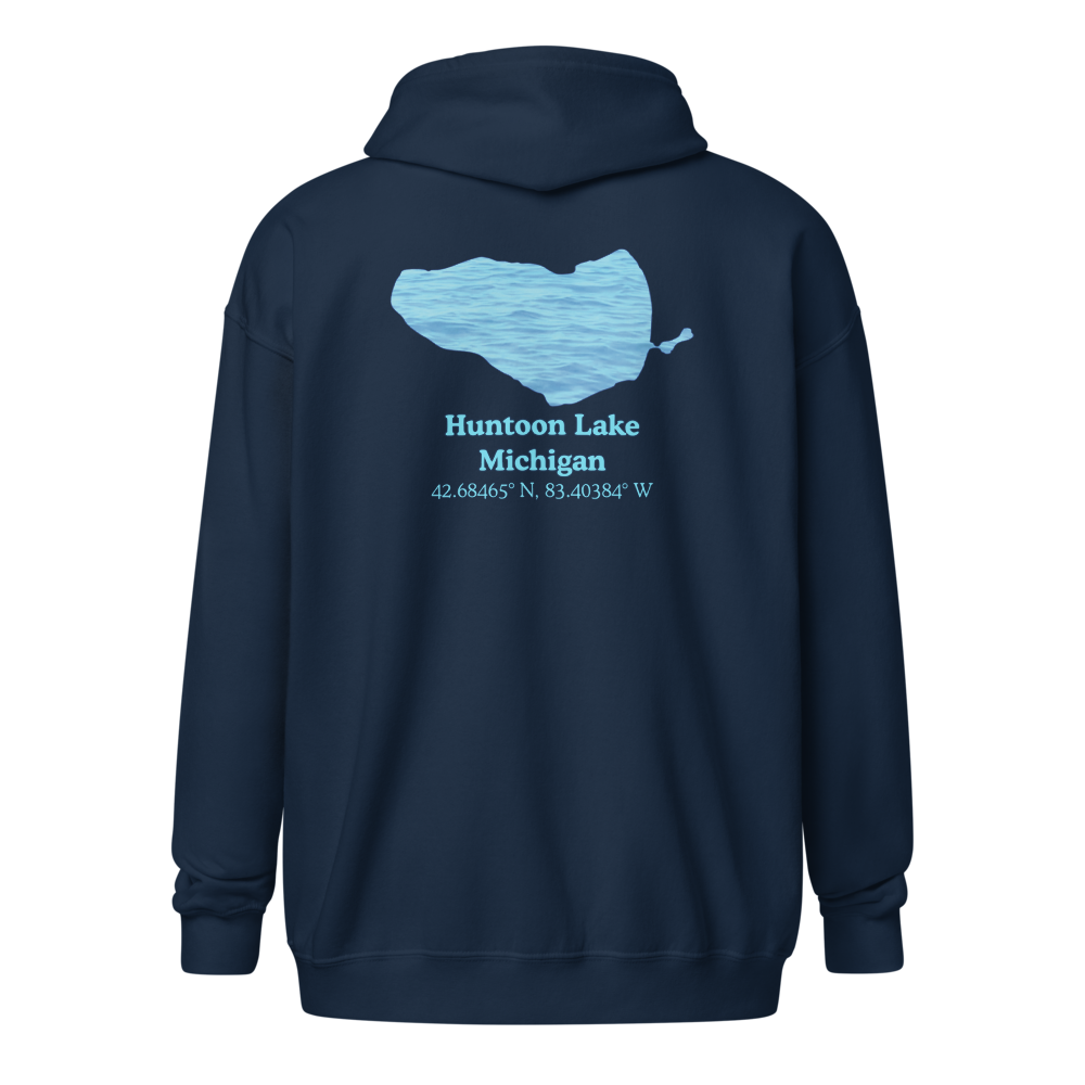 Huntoon Lake Unisex Zip Hoodie
