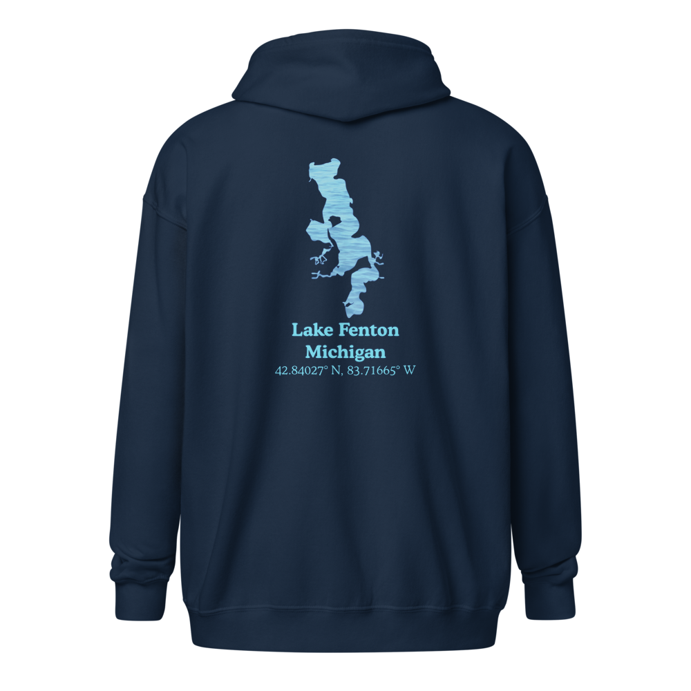 Lake Fenton Unisex Zip Hoodie