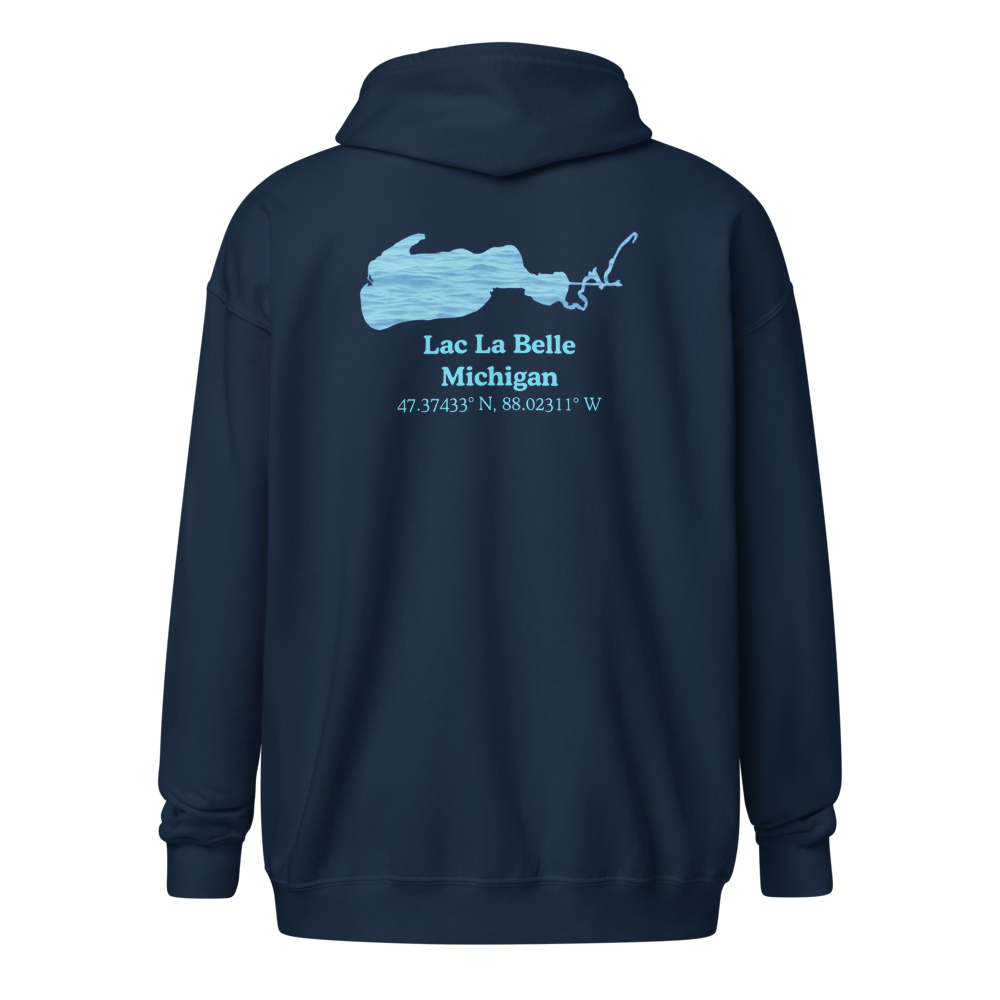 Lac La Belle Unisex Zip Hoodie