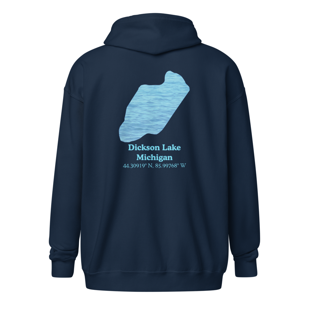 Dickson Lake Unisex Zip Hoodie
